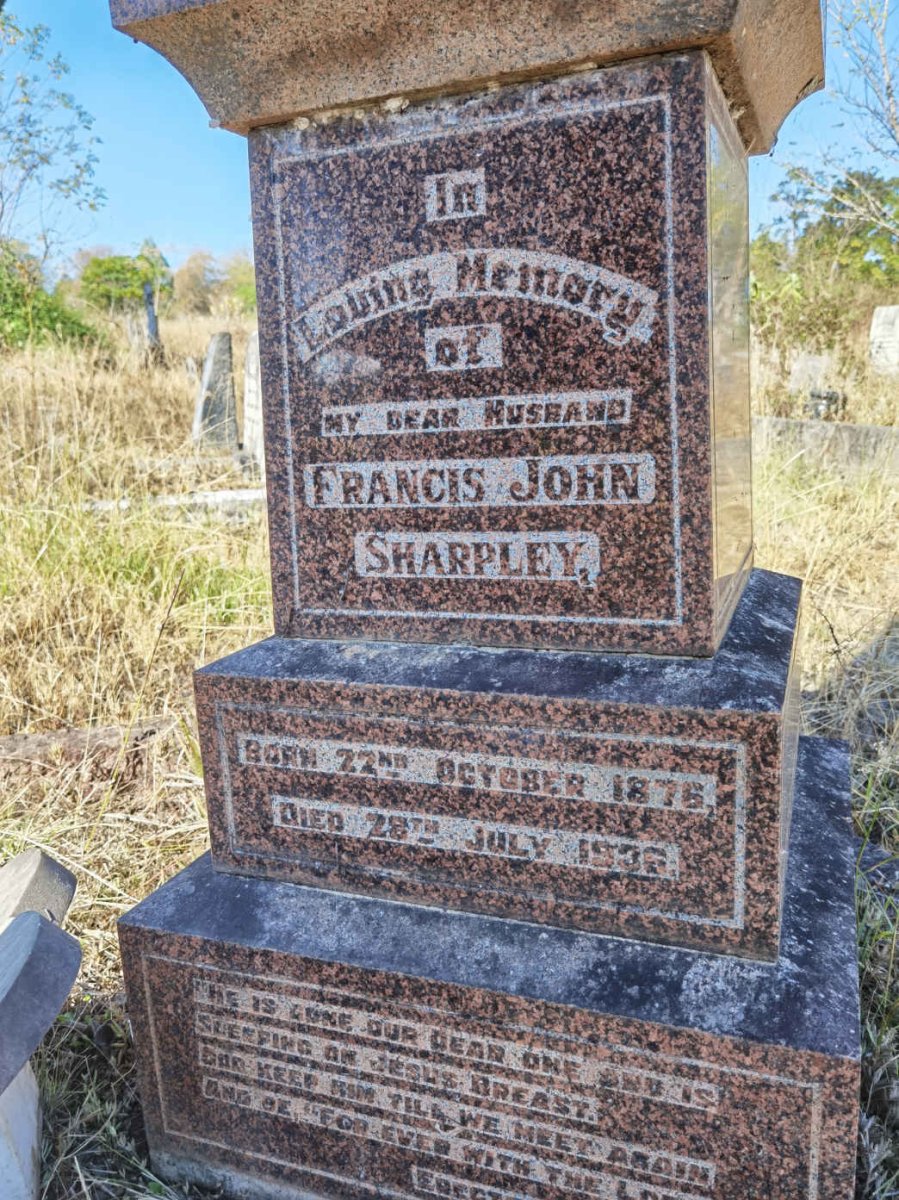 SHARPLY Francis John 1876-1936