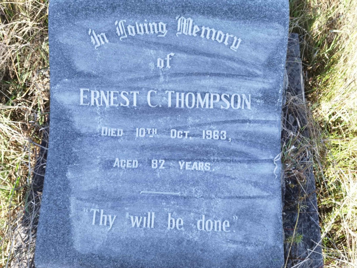 THOMPSON Ernest C. -1963