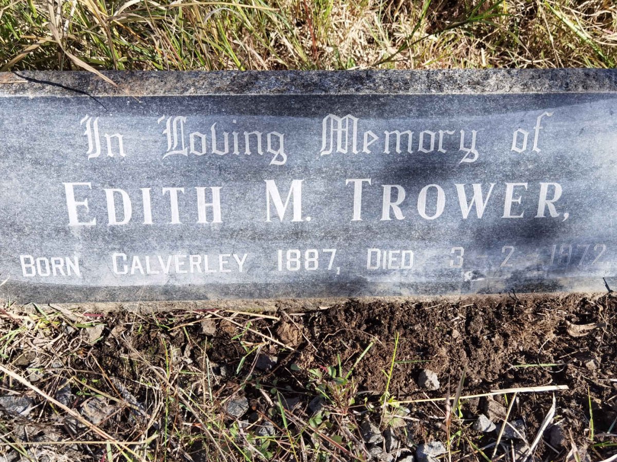 TROWER Edith M. 1887-1972