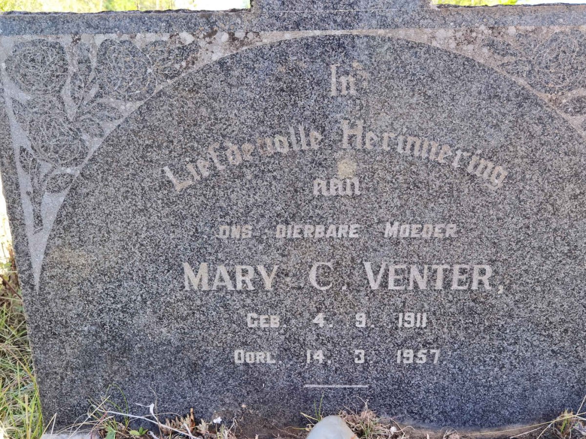 VENTER Mary C. 1911-1957