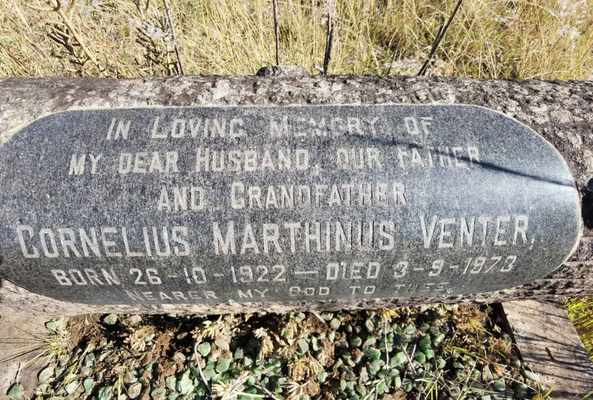 VENTER Cornelius Marthinus 1922-1973
