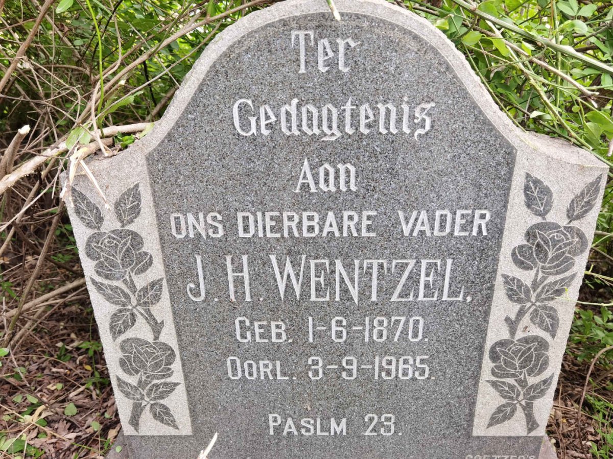 WENTZEL J.H. 1870-1965
