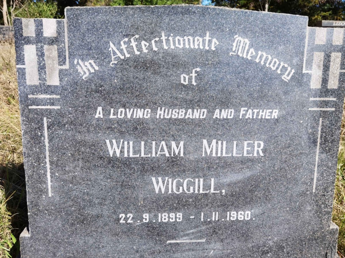 WIGGILL William Miller 1899-1960