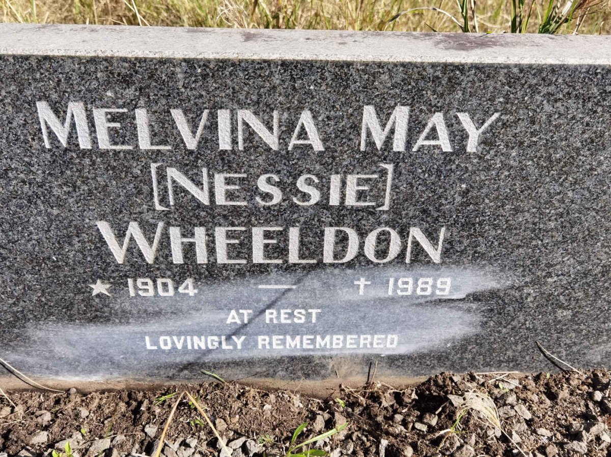 WHEELDON Melvina May 1904-1989