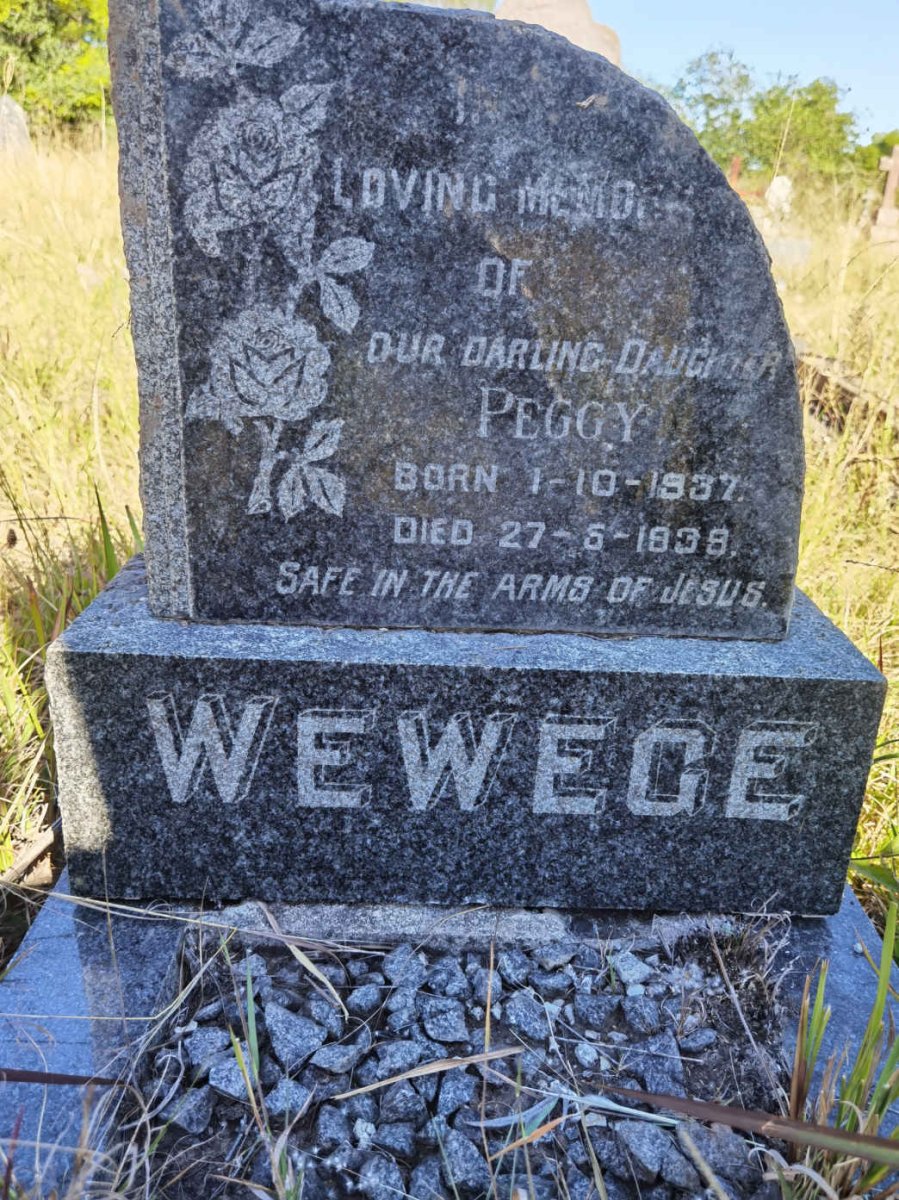 WEWEGE Peggy 1937-1939