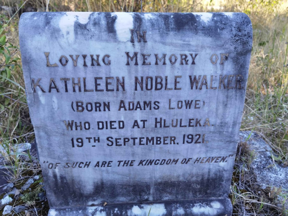 WALKER Kathleen Noble nee ADAMS LOWE -1921
