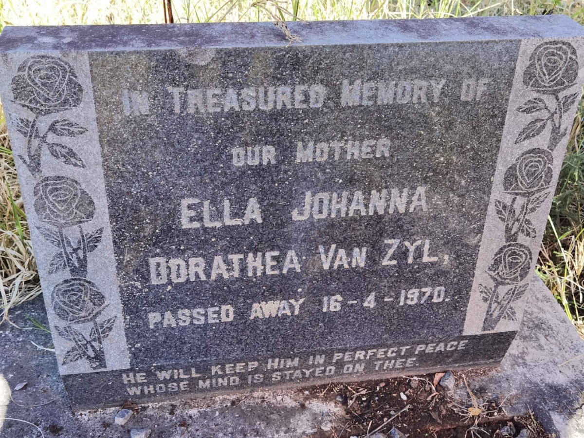 ZYL Ella Johanna Dorathea, van -1970