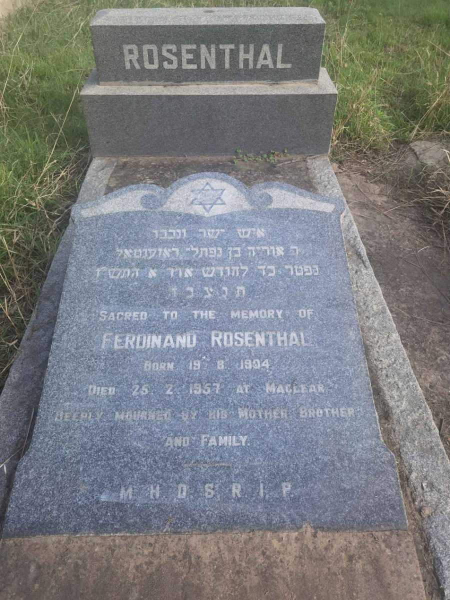 ROSENTHAL Ferdinand 1904-1957