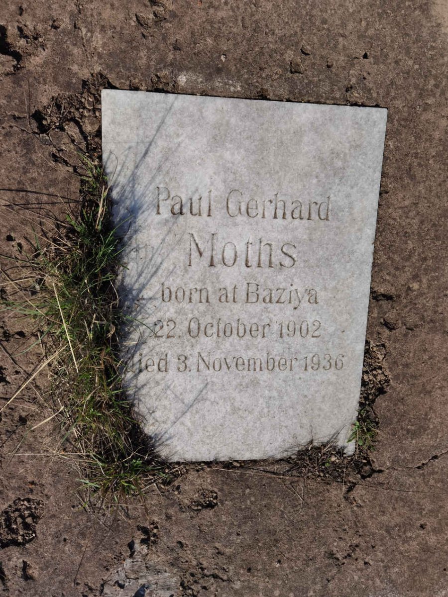 MOTHS Paul Gerhard 1902-1936