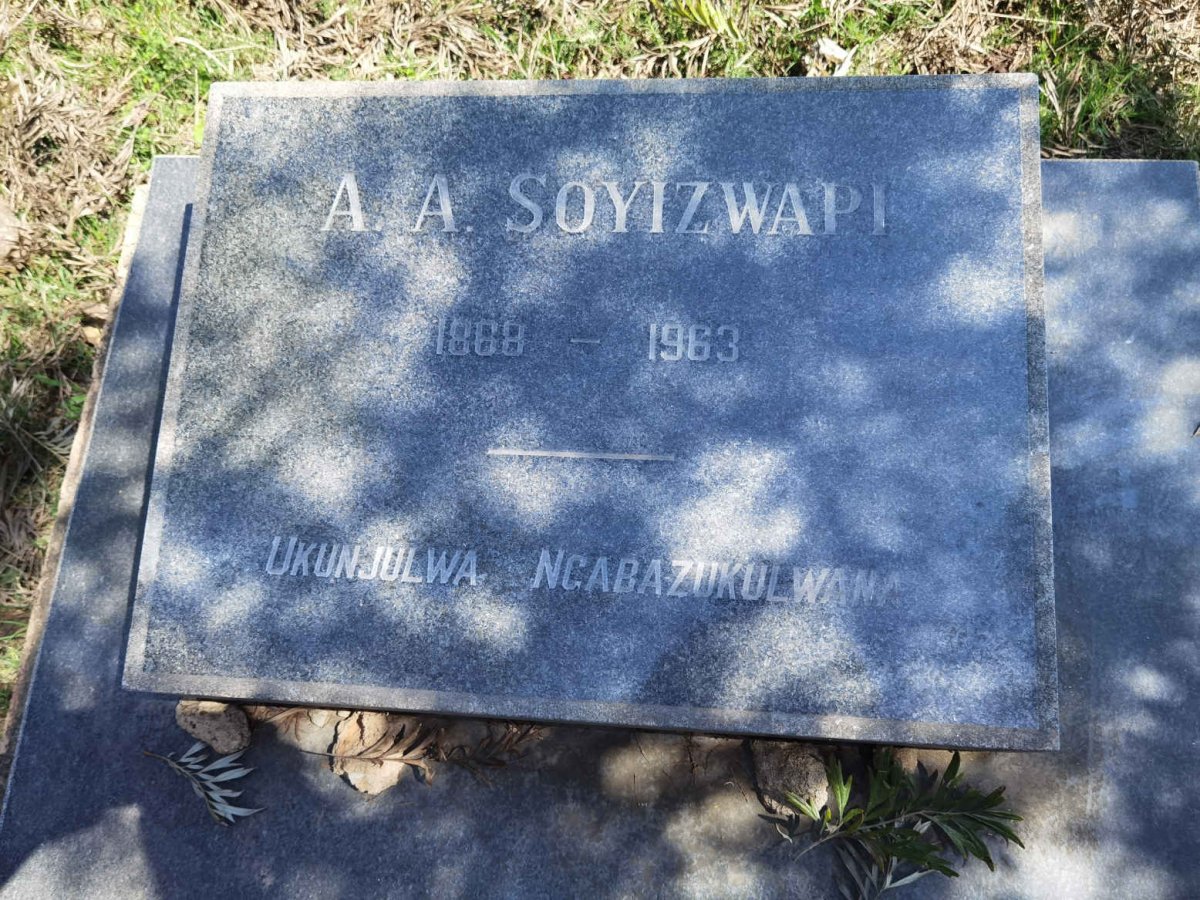 SOYIZWAPI A.A. 1868-1963