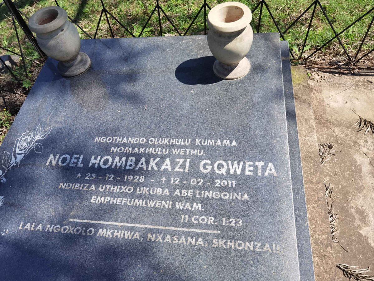 GQWETA Noel Hombakazi 1928-2011
