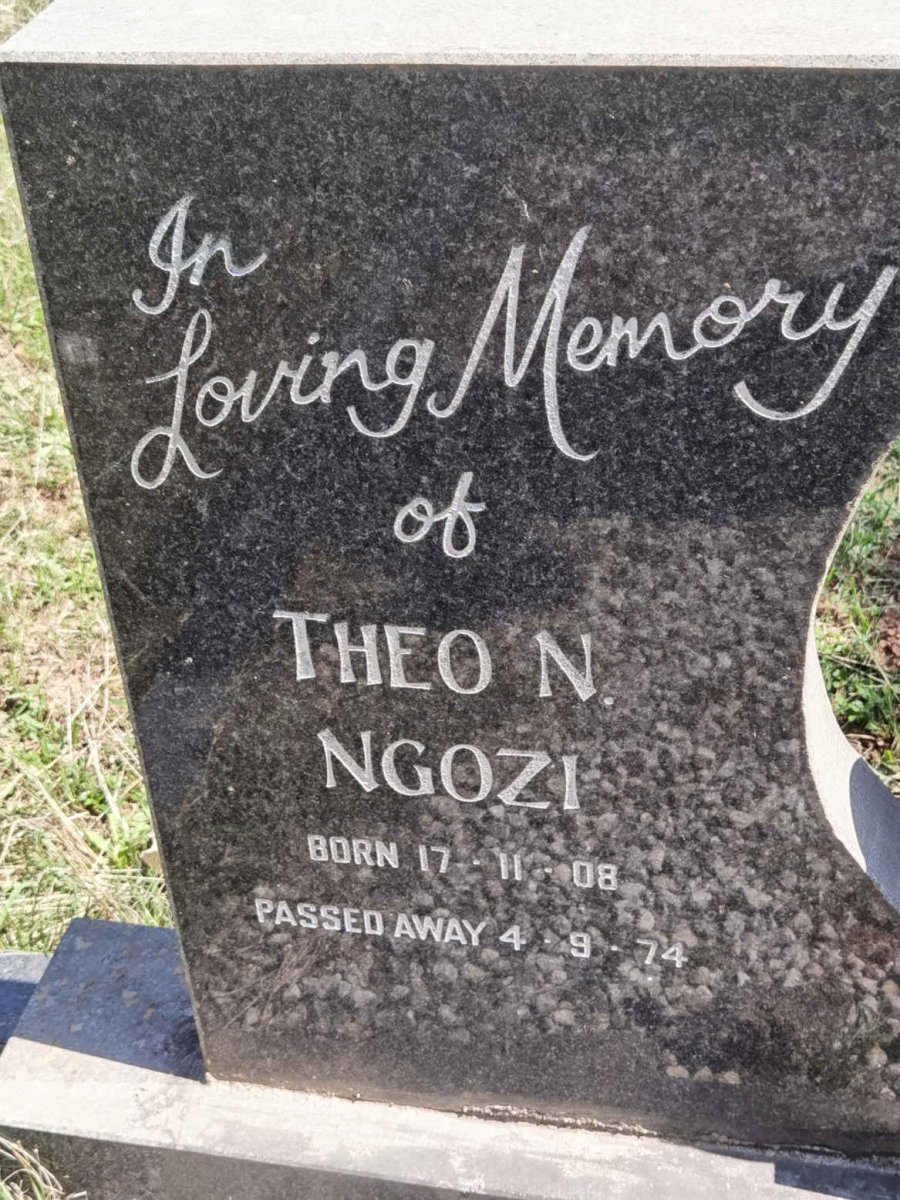 NGOZI Theo N. 1908-1974