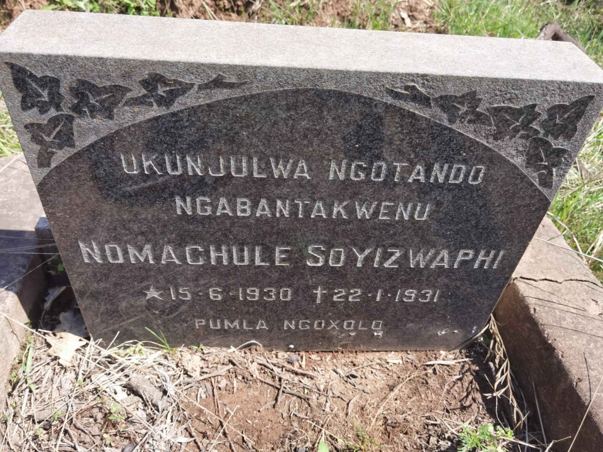 SOYIZWAPHI Nomachule 1930-1931