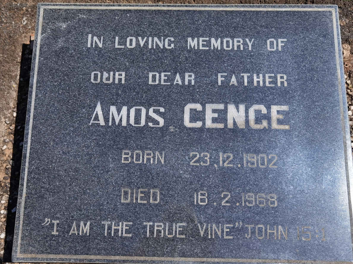 CENGE Amos 1902-1968