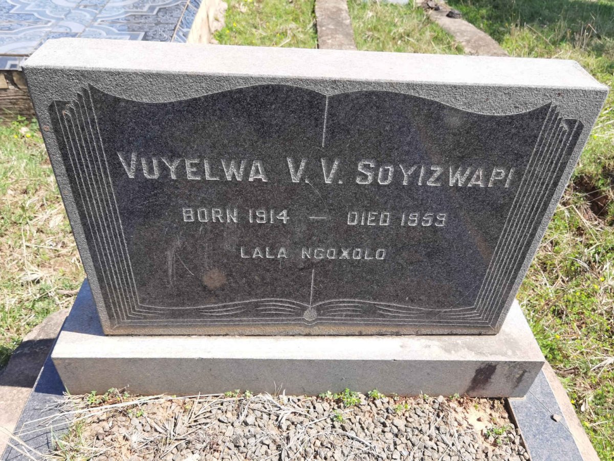 SOYIZWAPI Vuyelwa V.V. 1914-1959