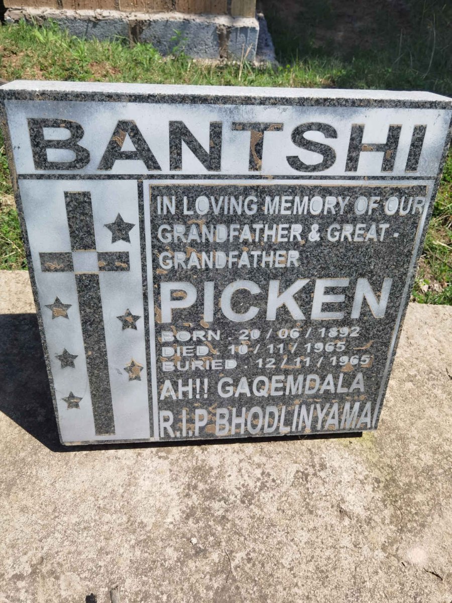 BANTSHI Picken 1892-1965