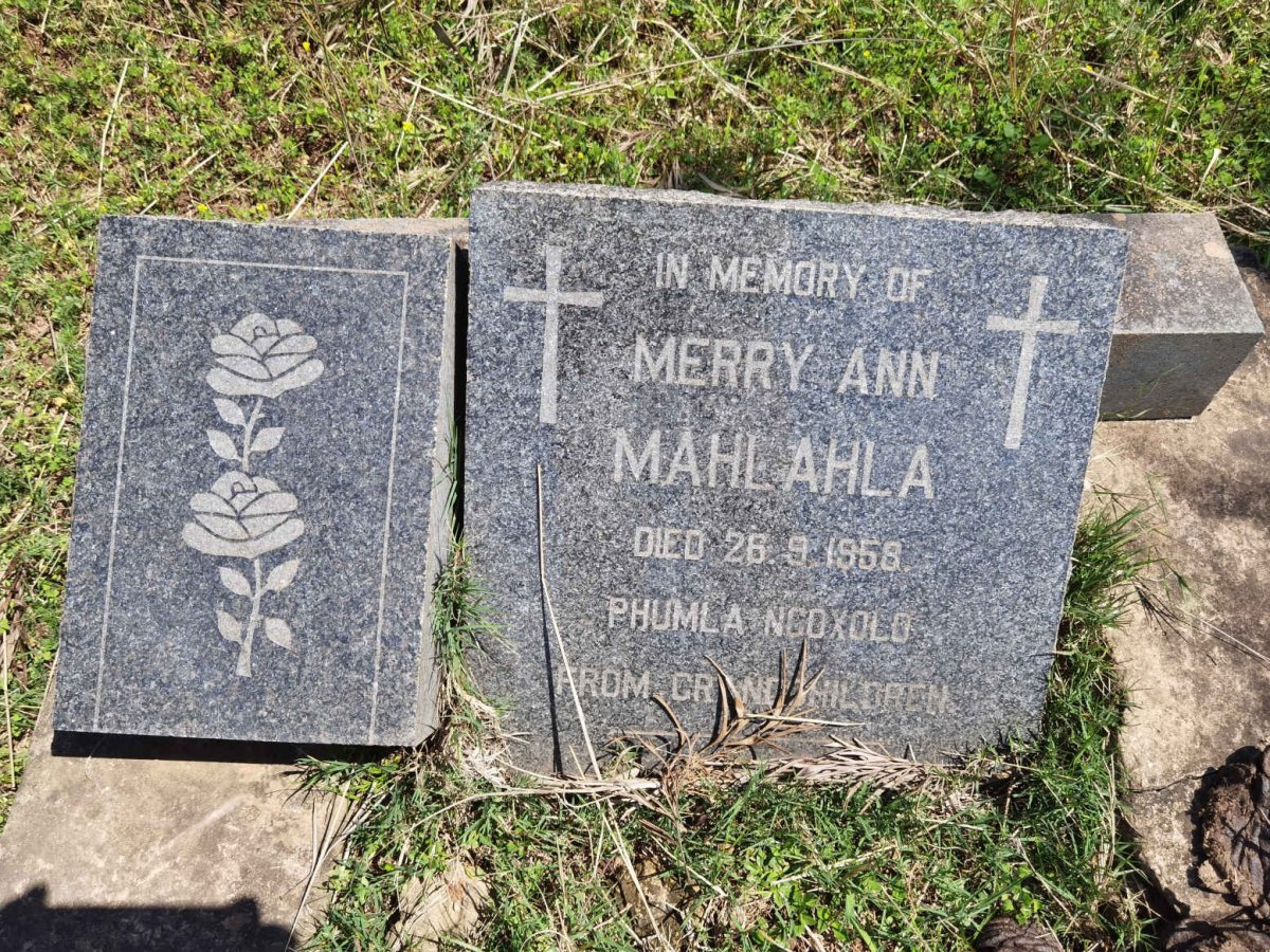 MAHLAHLA Merry Ann -1958
