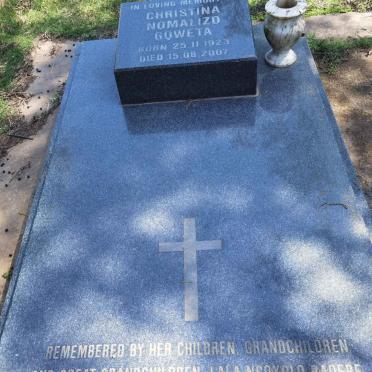 GQWETA Christina Nomalizo 1923-2007
