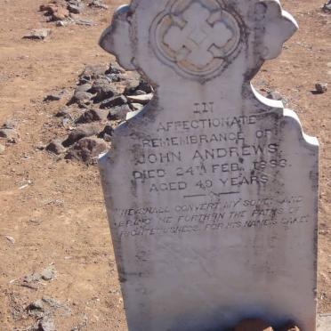 ANDREWS John -1886