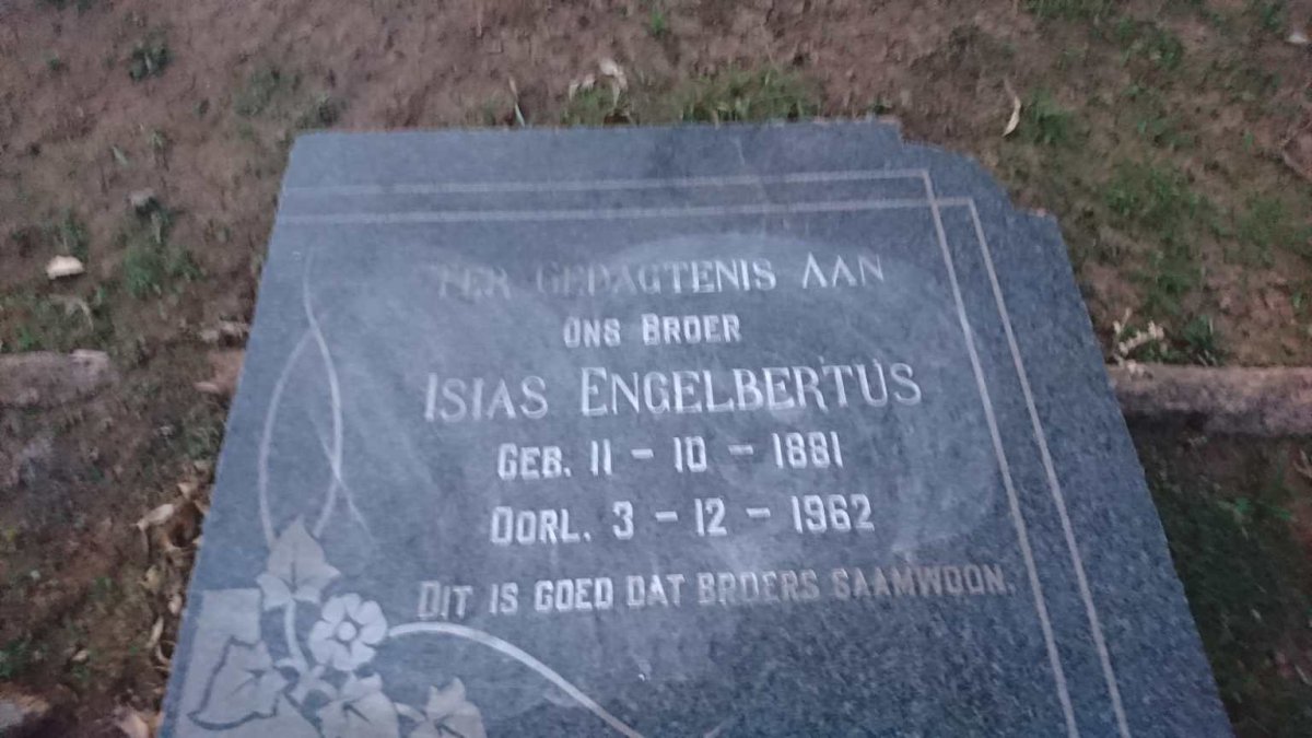 BEER Isias Engelbertus, de 1881-1962