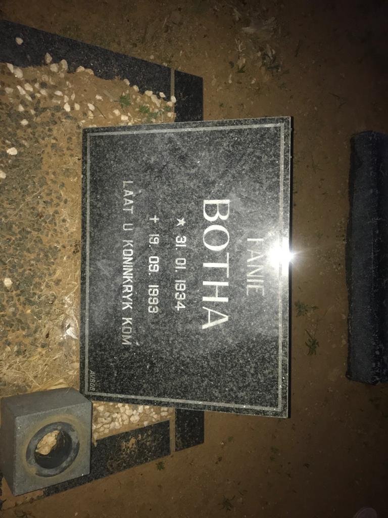 BOTHA Fanie 1934-1993