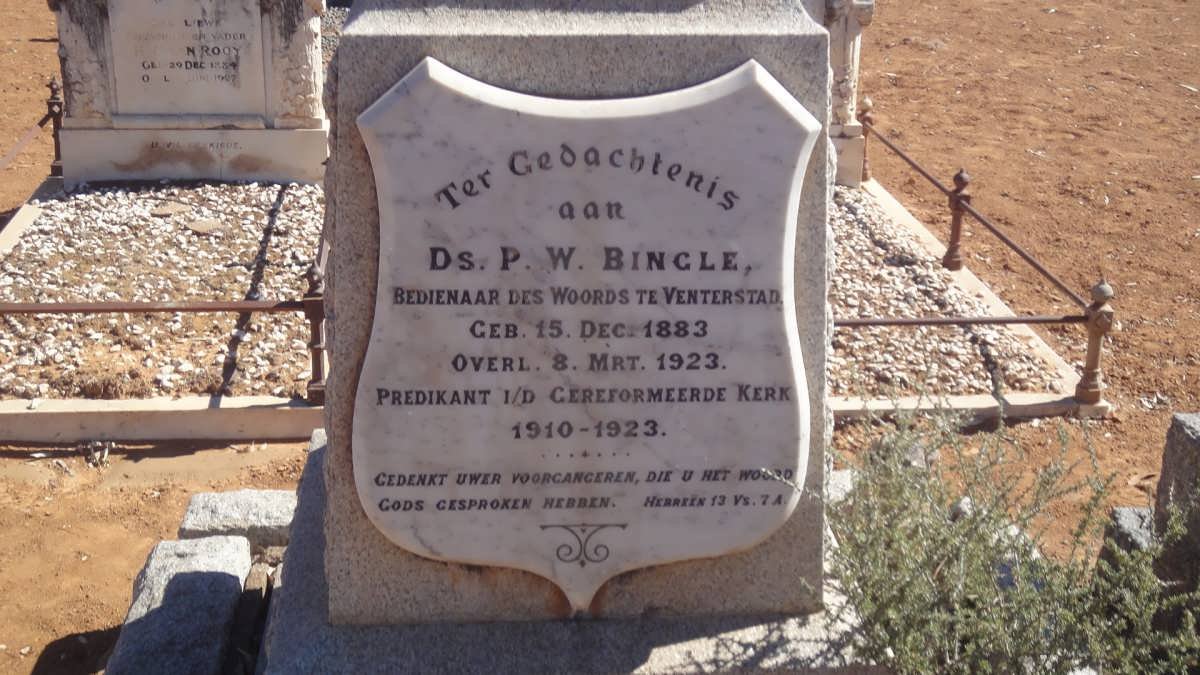 BINGLE P.W. 1883-1923