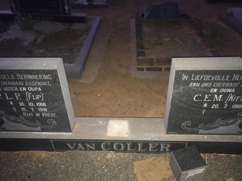 COLLER P.L.P., van  1916-1991 &amp; C.E.M. 1918-