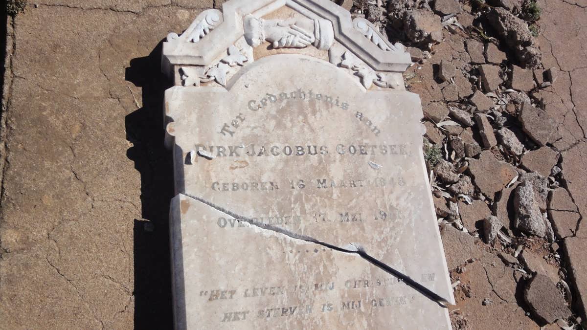 COETSEE Dirk Jacobus 1848-1917