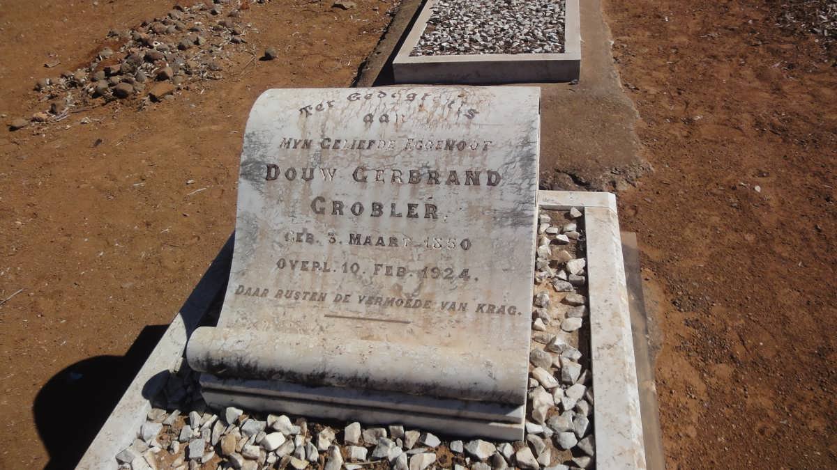 GROBLER Douw Gerbrand 1850-1924