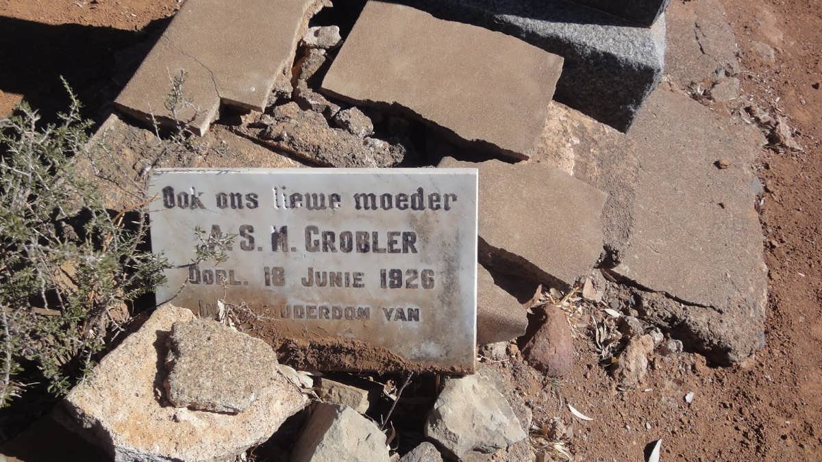 GROBLER A.S.M. -1926