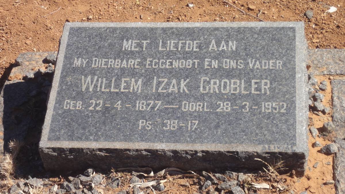 GROBLER Willem Izak 1877-1952