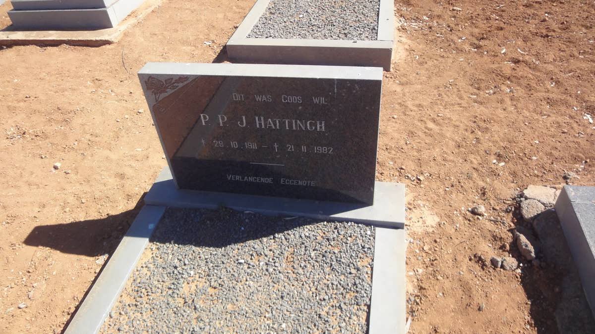 HATTINGH P.P.J. 1911-1982