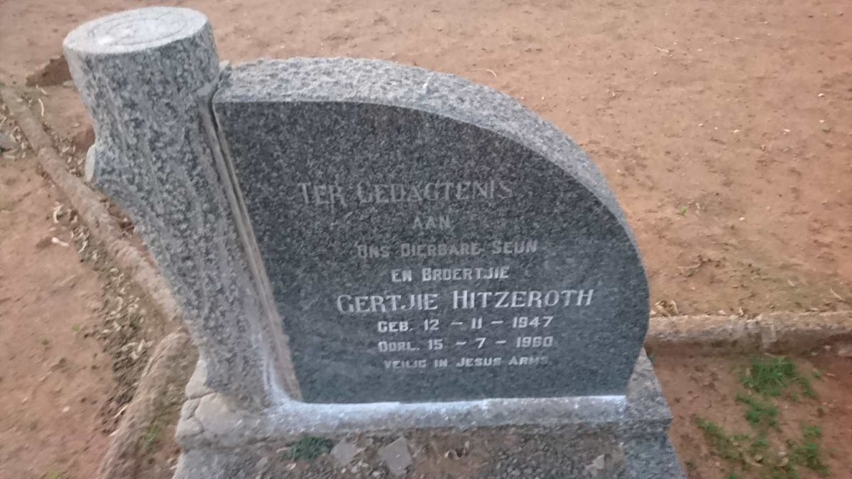 HITZEROTH Gertjie 1947-1960