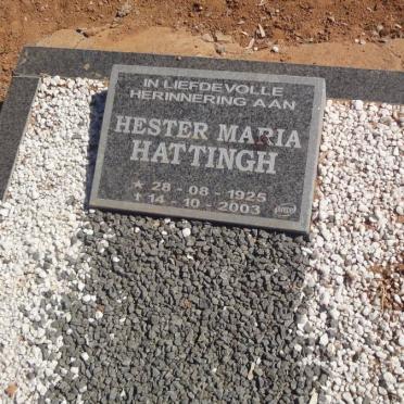 HATTINGH Hester Maria 1925-2003