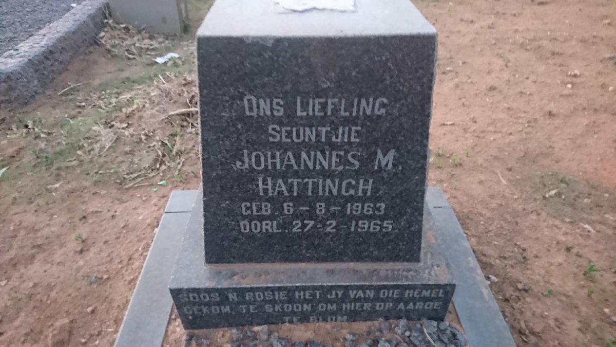 HATTINGH Johannes M. 1963-1965