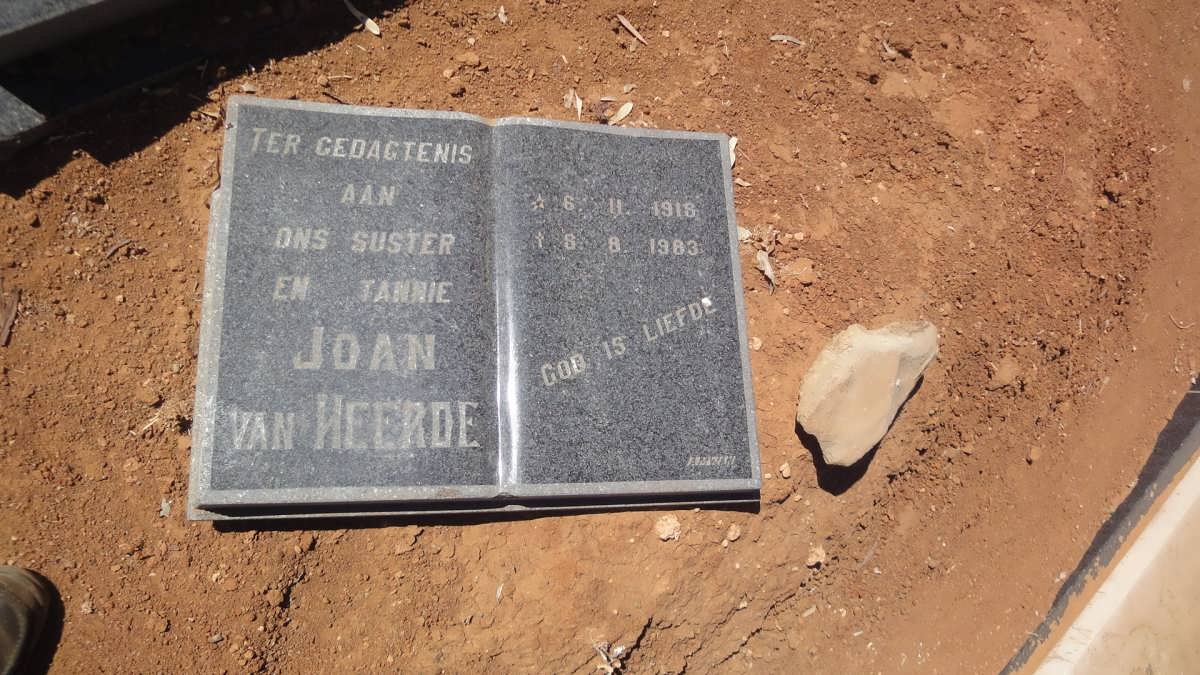 HEERDE Joan, van 1918-1983