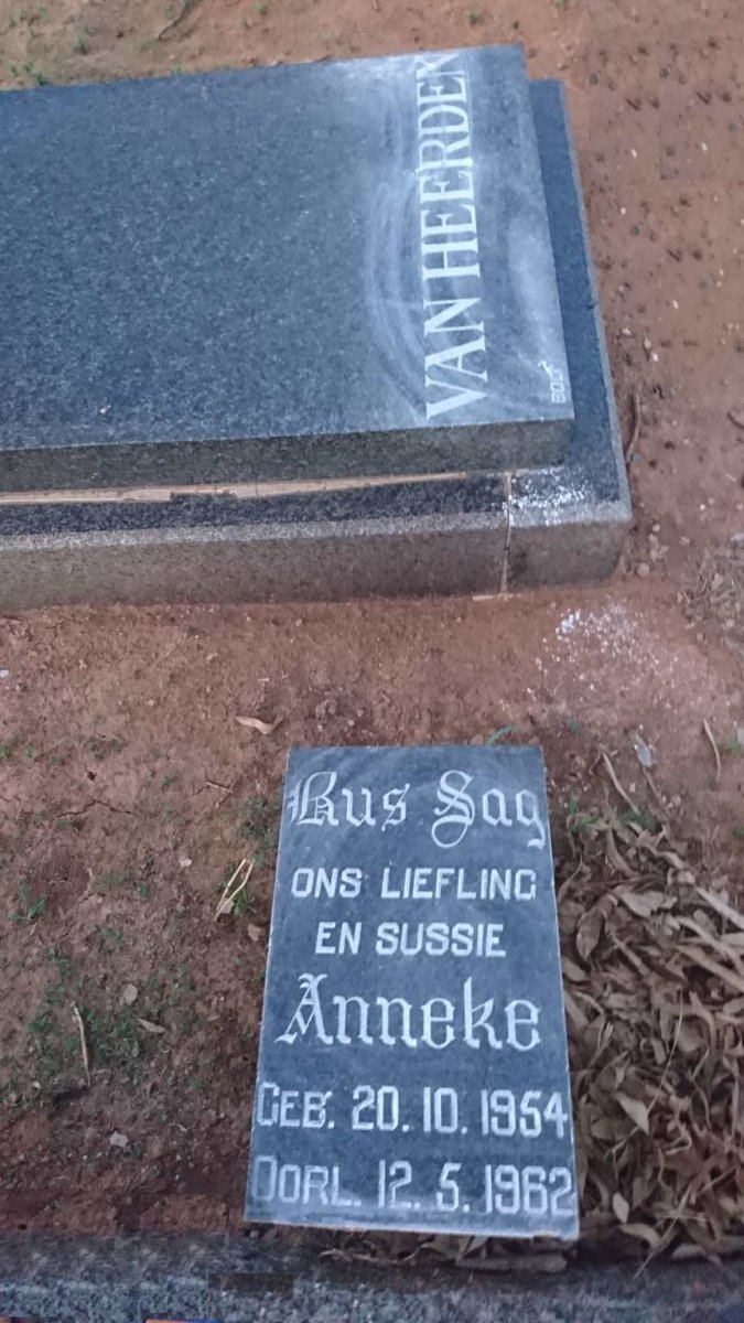 HEERDEN Anneke, van 1954-1962