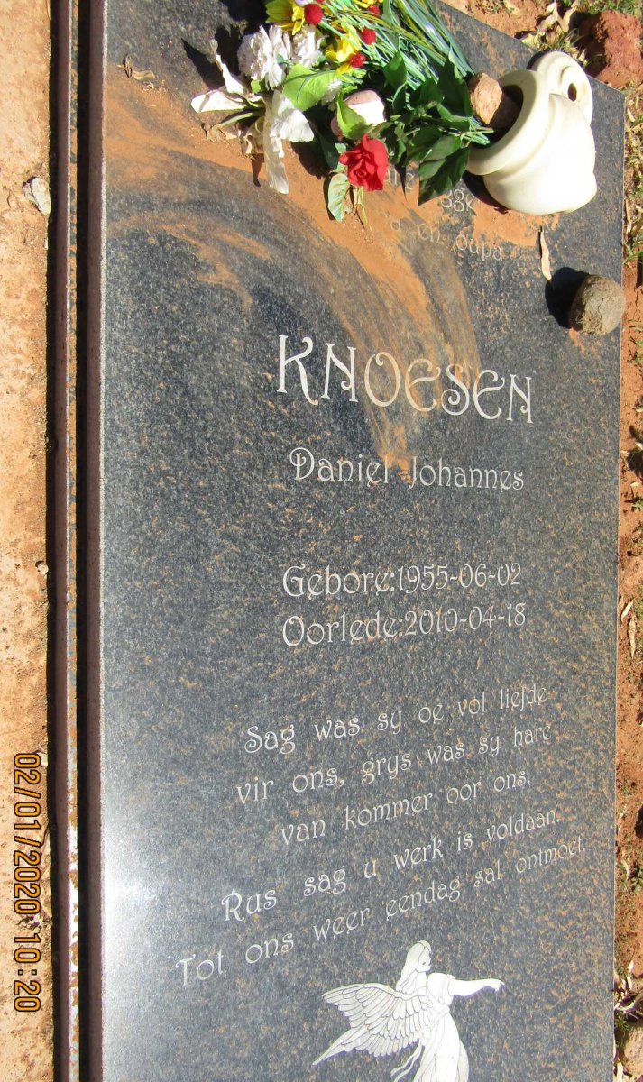 KNOESEN Daniel Johannes 1955-2010