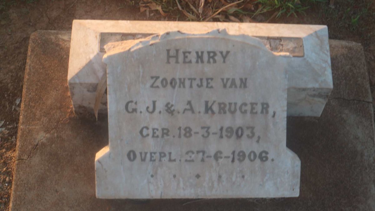 KRUGER Henry 1903-1906