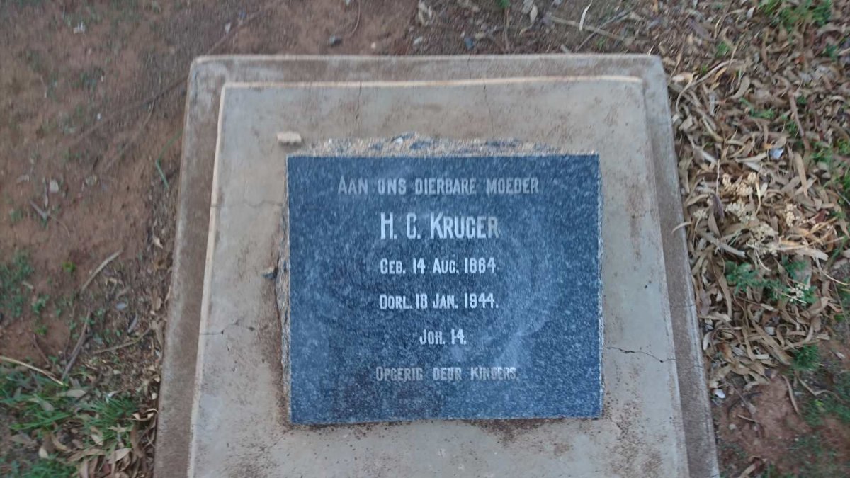 KRUGER H.C. 1864-1944