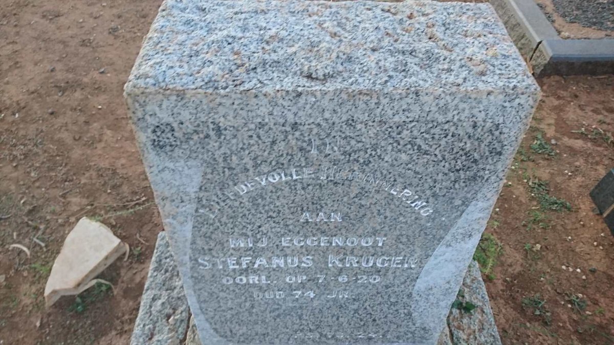 KRUGER Stefanus -1920