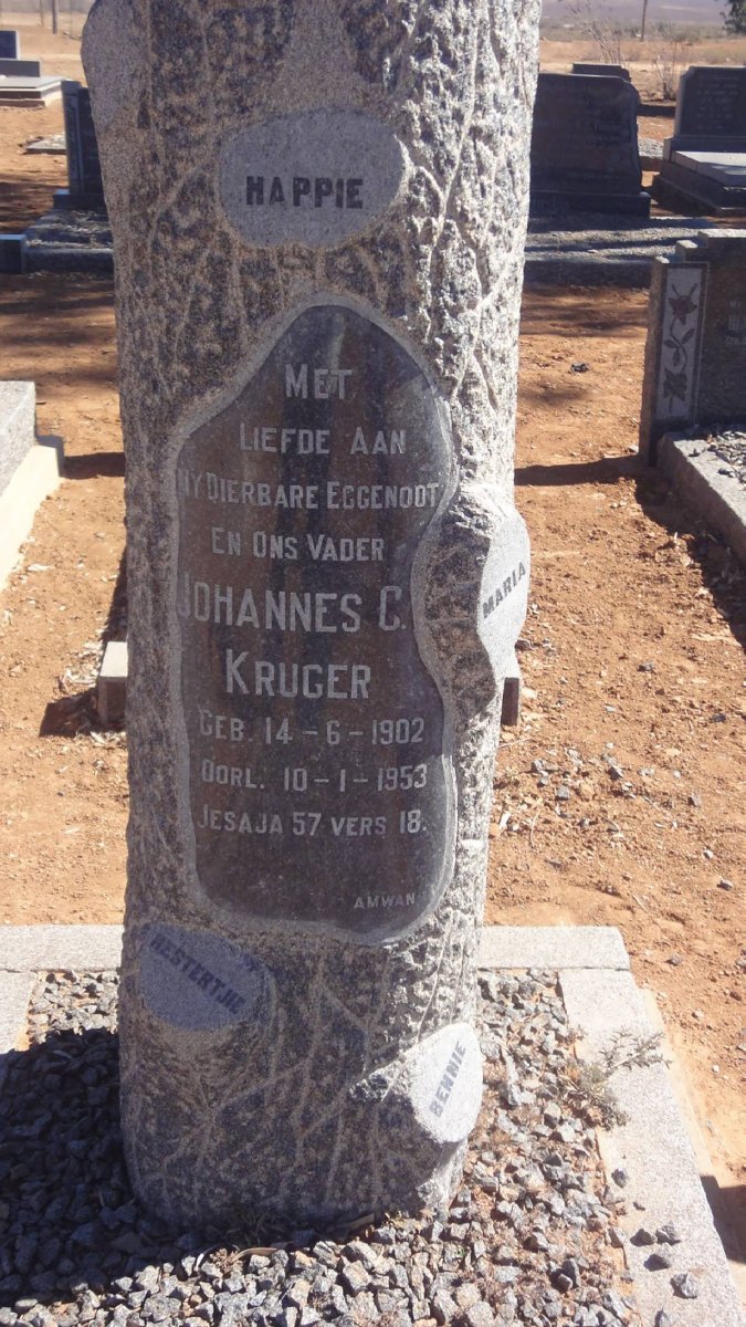KRUGER Johannes C. 1902-1953
