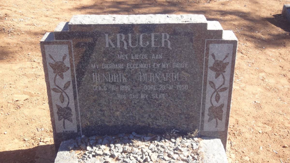 KRUGER Hendrik Bernardus 1896-1950