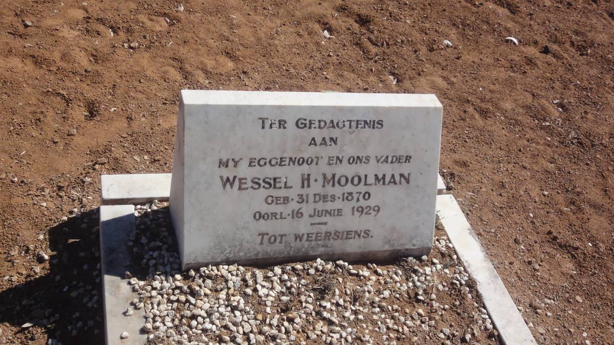 MOOLMAN Wessel H. 1870-1929