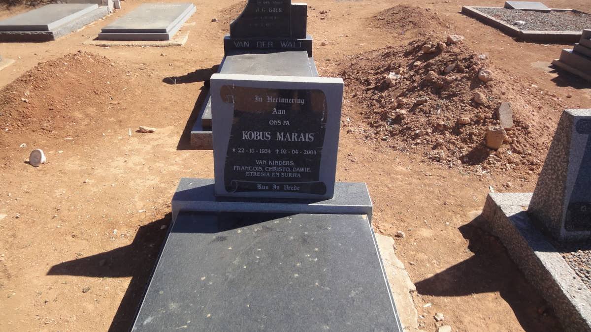 MARAIS Kobus 1934-2004