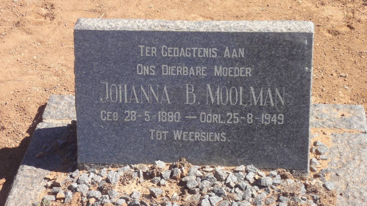 MOOLMAN Johanna B. 1880-1949