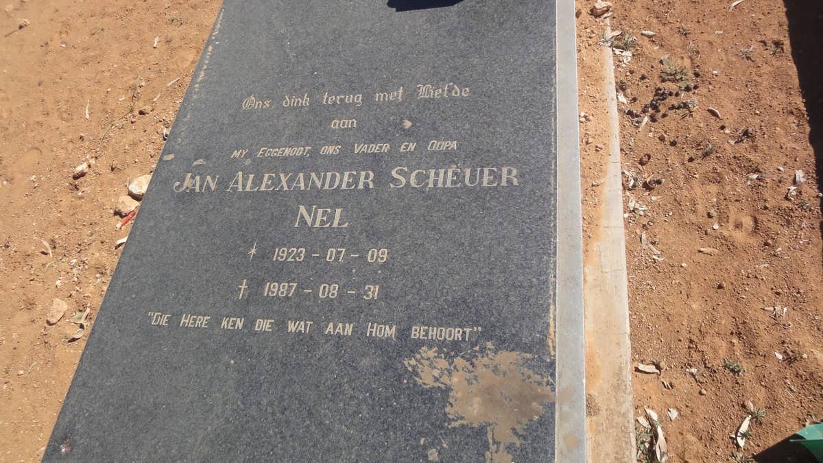 NEL Jan Alexander Scheuer 1923-1987