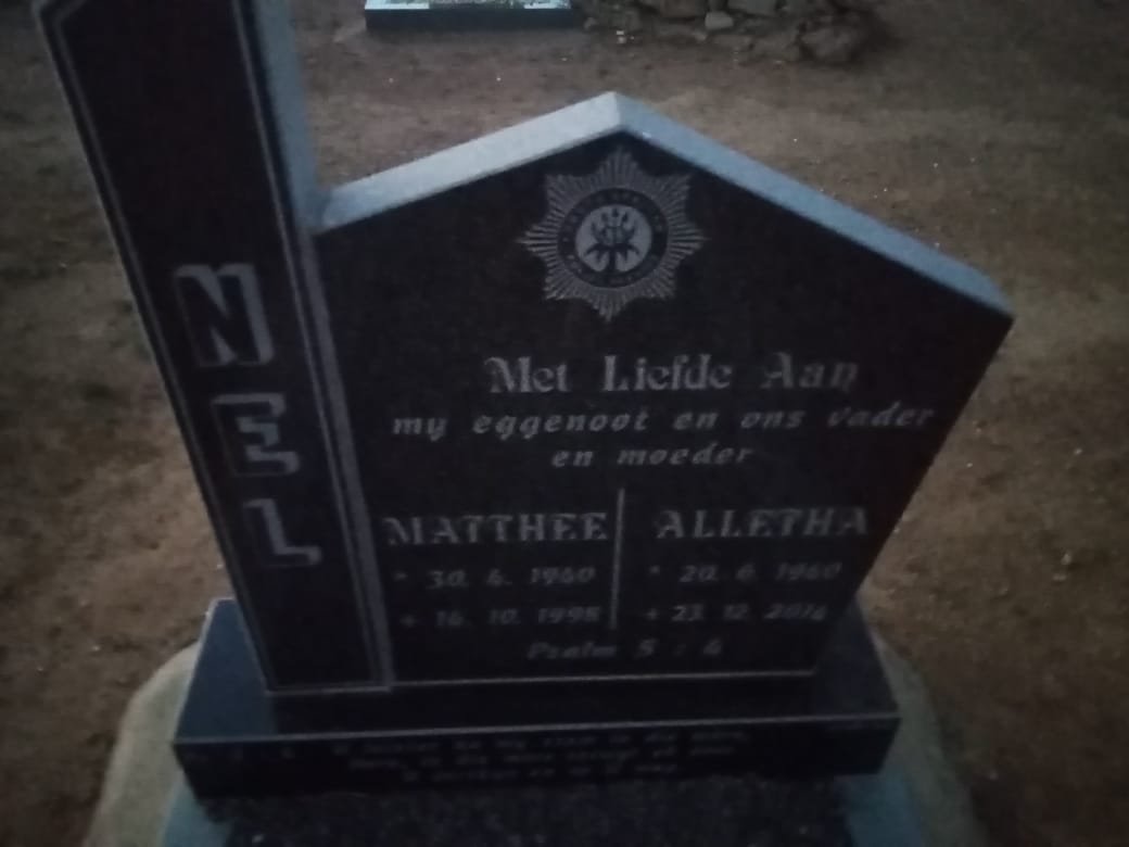 NEL Matthee 1960-1998 &amp; Alletha 196?-101?