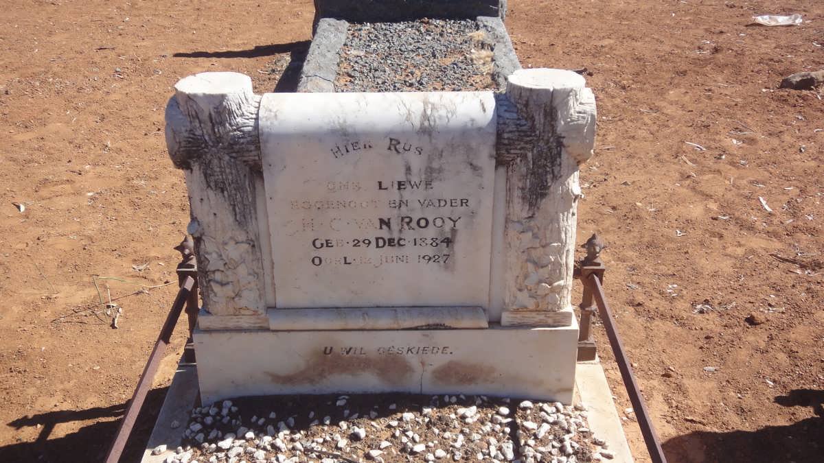 ROOY H.C., van 1884-1927