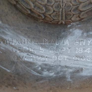 SNYMAN Johanna Maria 1847-1903